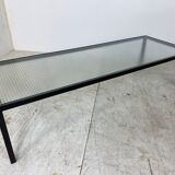 Table basse moderne Artimeta en verre et métal du milieu du siècle par Floris Fiedeldij pour Artimeta, années 1950
