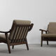 Canapé et fauteuil de Hans J. Wegner pour Getama, 1960