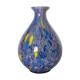 Vase murano bleu et jaune