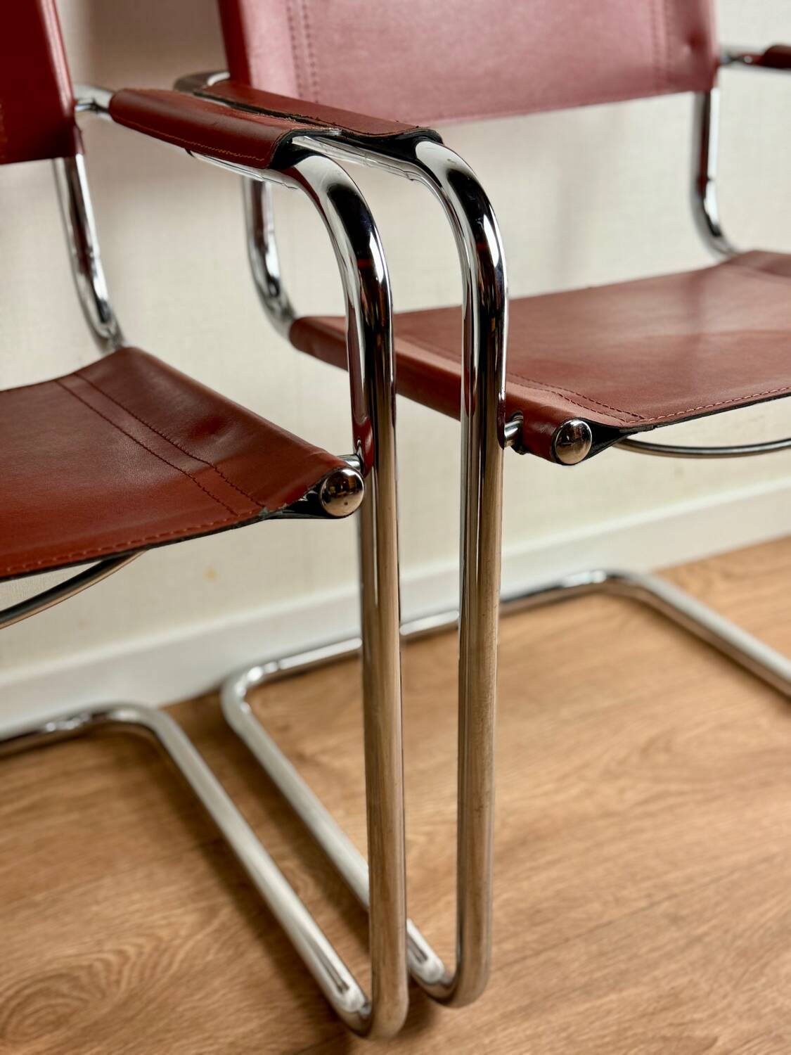 S34 armchairs in Mart Stam style