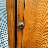 Solid oak country jam cupboard