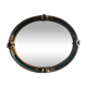 Oval frame decorated with 19th century flowers