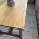 Table de ferme chêne doré 160cm