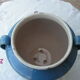 Blue ceramic pot