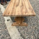Solid walnut monastery table