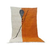 Azilal Berber rug in handmade wool 245 X 152 CM