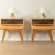Rare bedside tables from the 1950s by Helmut Magg for WK Möbel