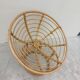 Loveuse fauteuil en rotin vintage 1950