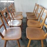 Set of 8 60s bistro chairs