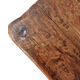 Tables de chevet ou table d'appoint rustiques en bois massif de style mid-century