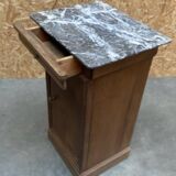 Marble top bedside table