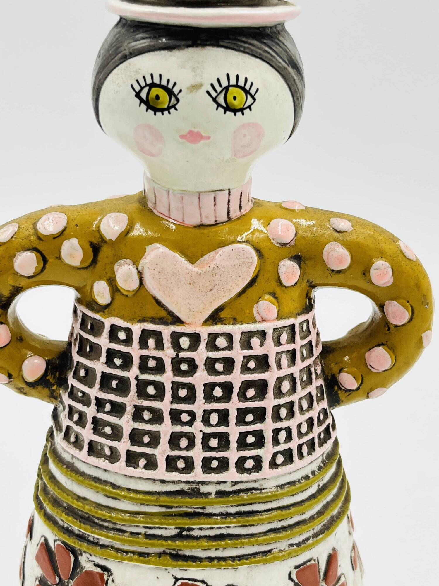 Candle Holder Figurine Paper Mâché Pride Creations – 1960