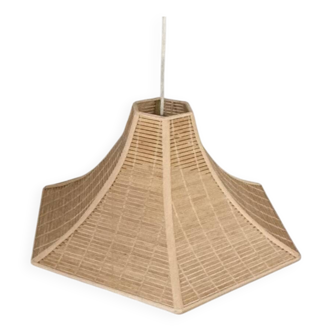 Vintage suspension, wooden slats, France, 1980.