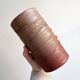 Vintage handmade cylindrical ceramic vase