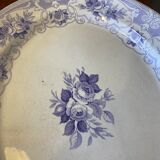 Plat faïence XIXe