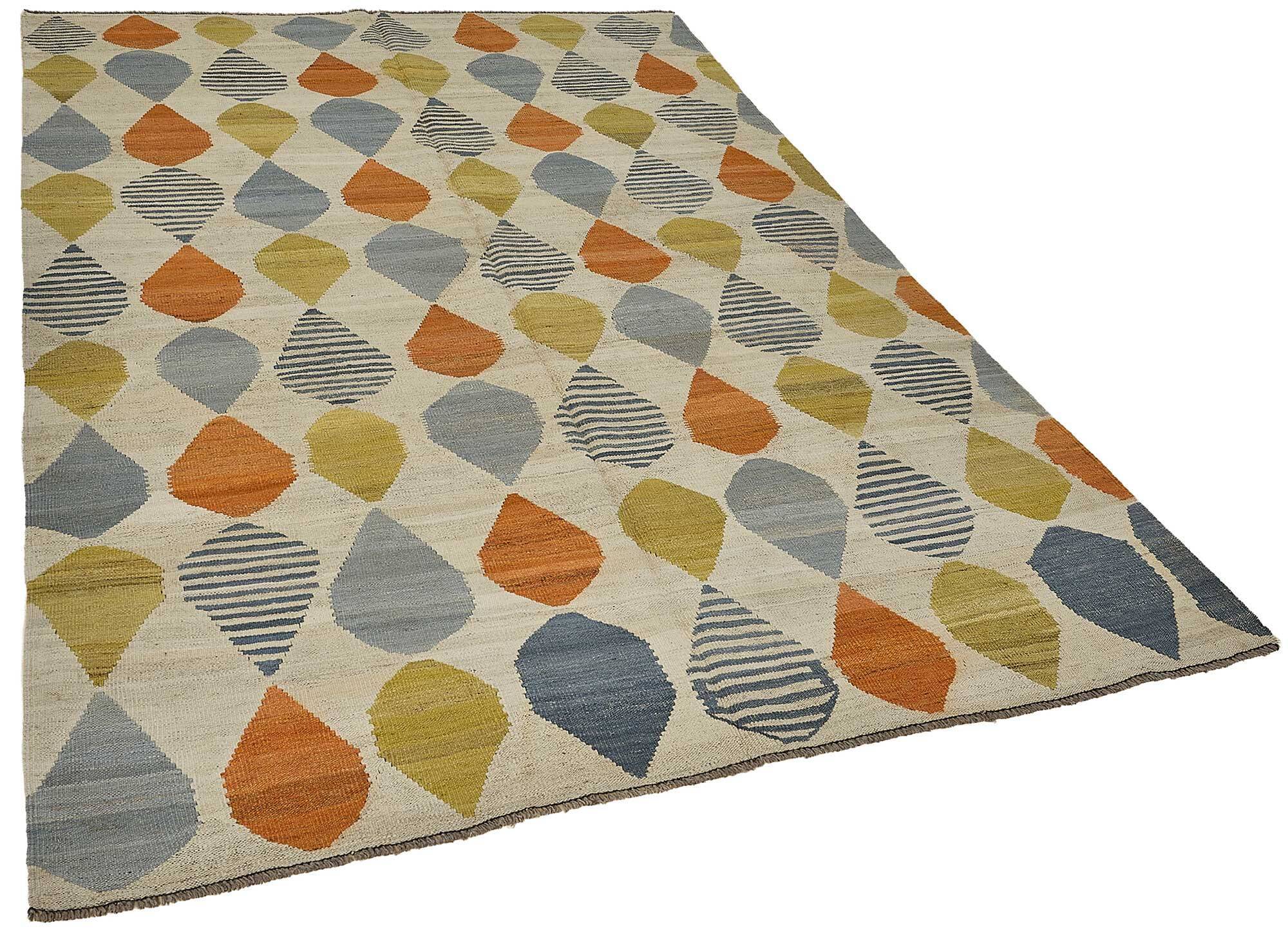 Contemporary Tribal Decorative Kilim 173 cm x 241 cm