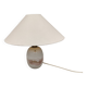 Sakura table lamp white/ pink glass, by Michael Bang for Holmegaard Denmark