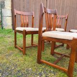 Set of 4 Scandinavian style chairs 1960