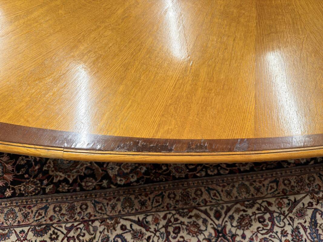 Grande table de conférence Globe Wernicke anglaise