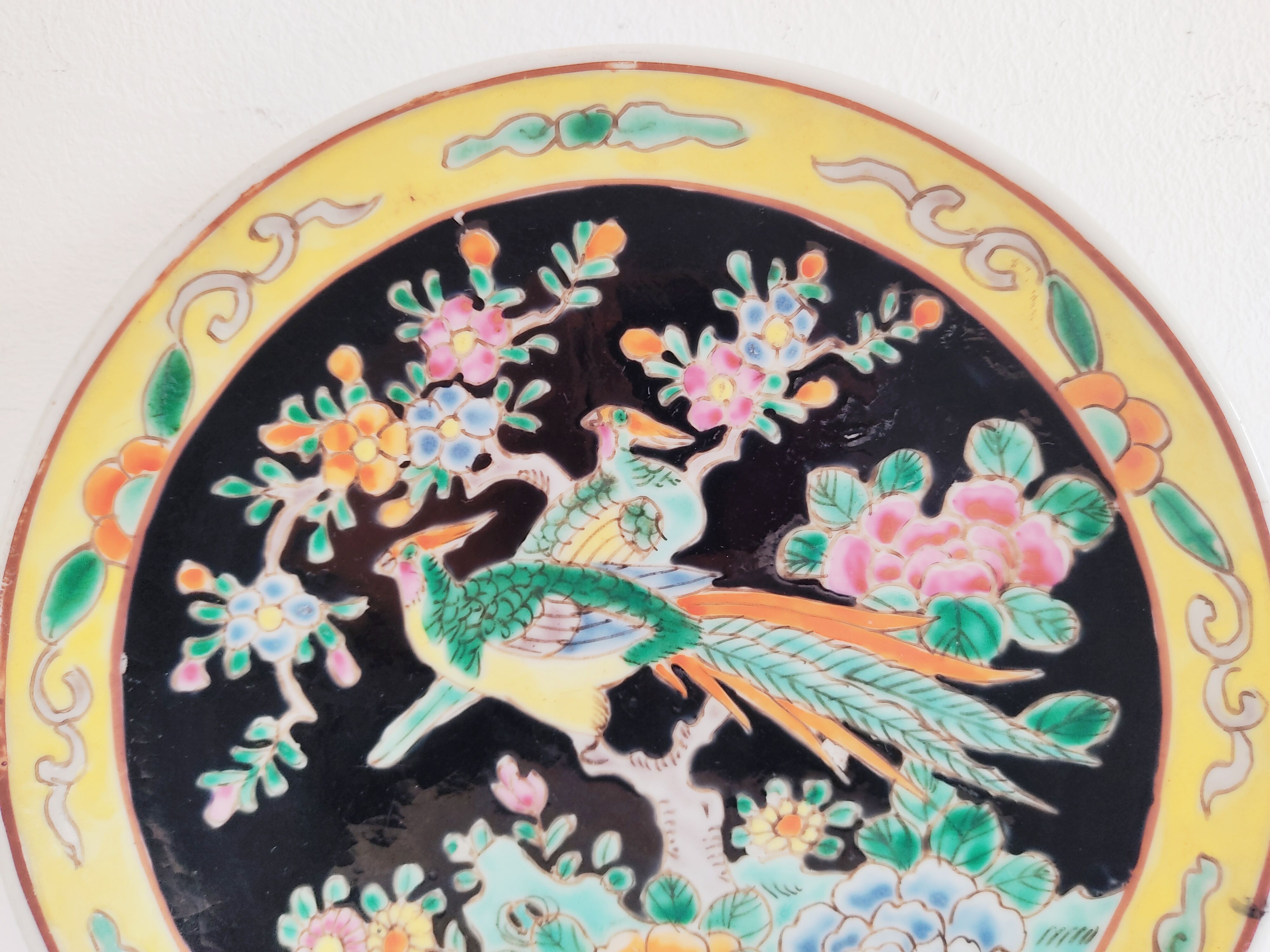 Japanese plate 19th phoenix