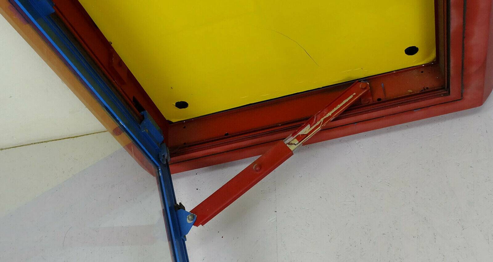 Large old showcase metal 60s 70s loft shabby gastro decoration multifunctional 2 available