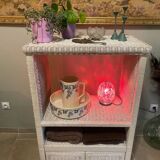 Vintage white wicker furniture