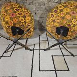 Pair of polystyrene cocktail shells 1970s