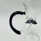 Service carafe glasses vintage floral decor