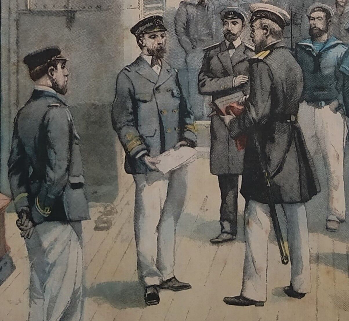 The Officers of the 'Petersburg' 1904