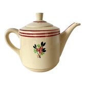 Théière ancienne en faïence de Gien