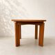 Large extendable table from Maison Regain in solid elm.