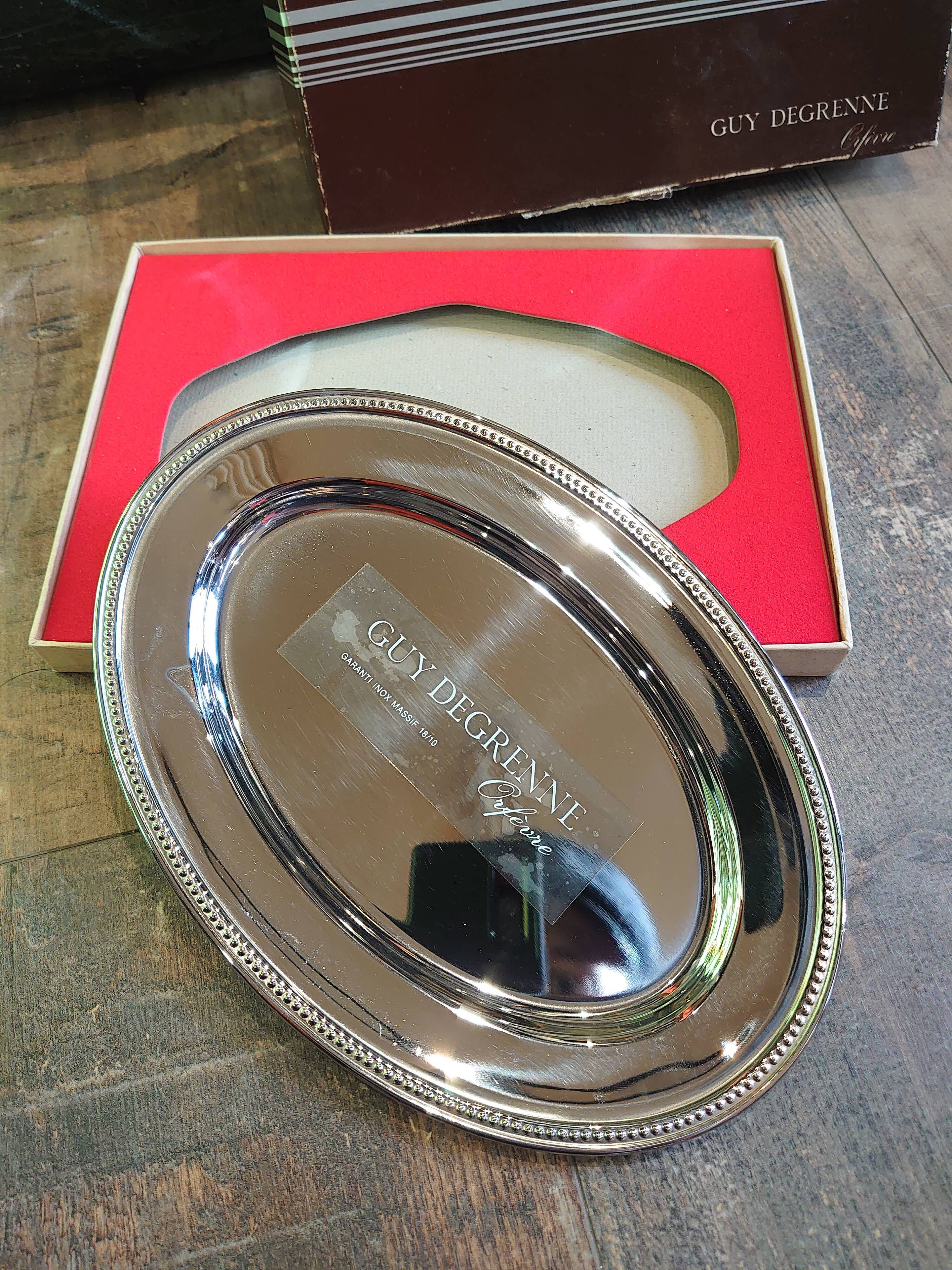 Stainless steel platter Guy Degrenne