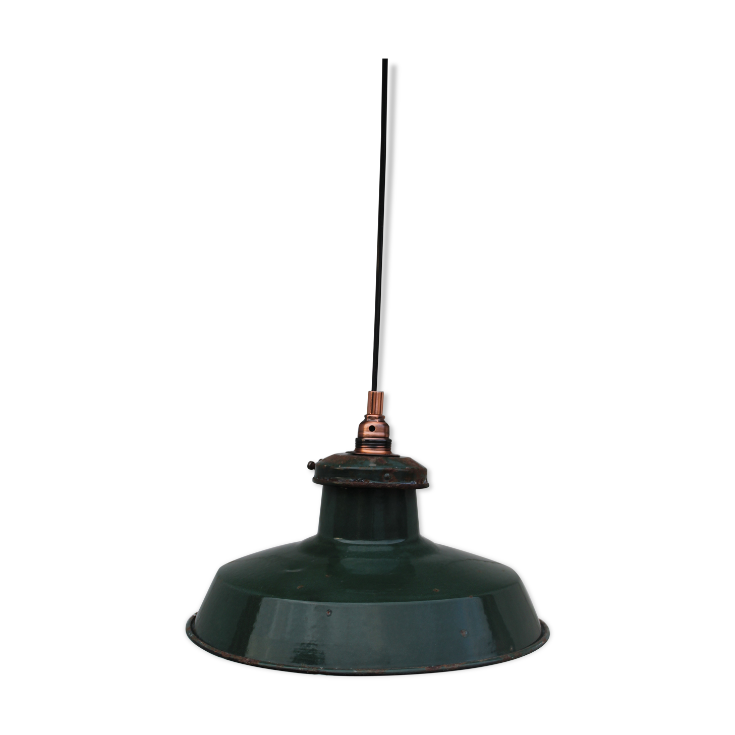 Green industrial enamelled suspension