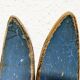 Pair of old wooden skis