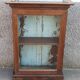 Old wardrobe with glass door