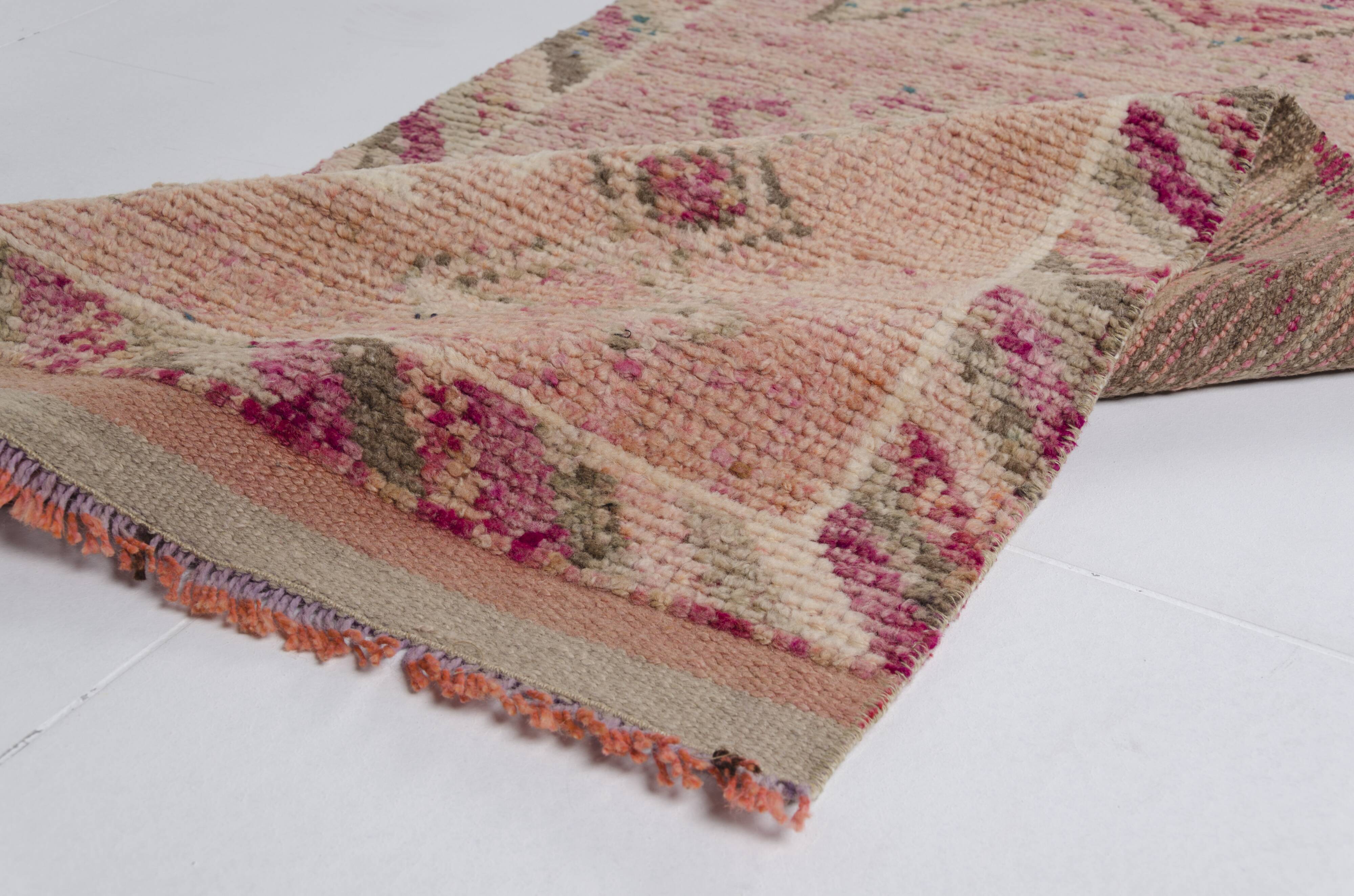 Tapis couloir vintage oushak