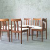 Mid-century teak dining chairs from Vamdrup stolfabrik, 1960s, set of 6
