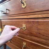 Carpenter's chest of drawers 1950 Louis XVI style