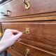Carpenter's chest of drawers 1950 Louis XVI style