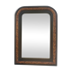 Louis Philippe mirror, beautiful format, trompe l'oeil faux bois