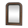 Louis Philippe mirror, beautiful format, trompe l'oeil faux bois