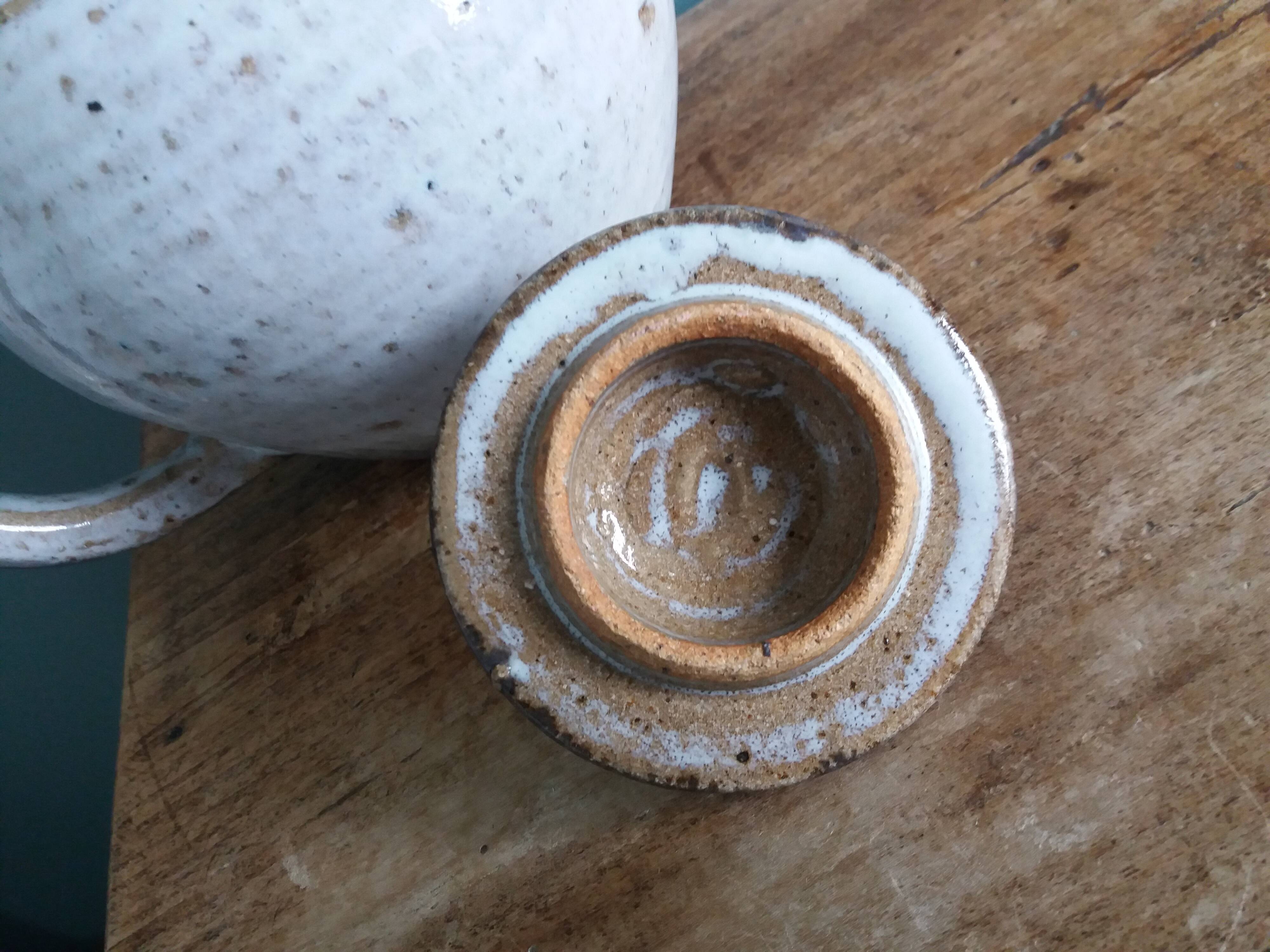 Stoneware coffee and teapot, Black Valley Pottery