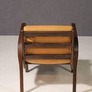 Koželka & Kropáček armchair, 1940s, silver medal – Milan Triennale 1946, restored bentwood frame