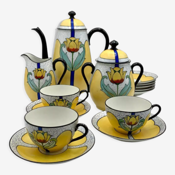 Art Nouveau coffee service