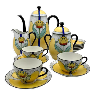 Art Nouveau coffee service