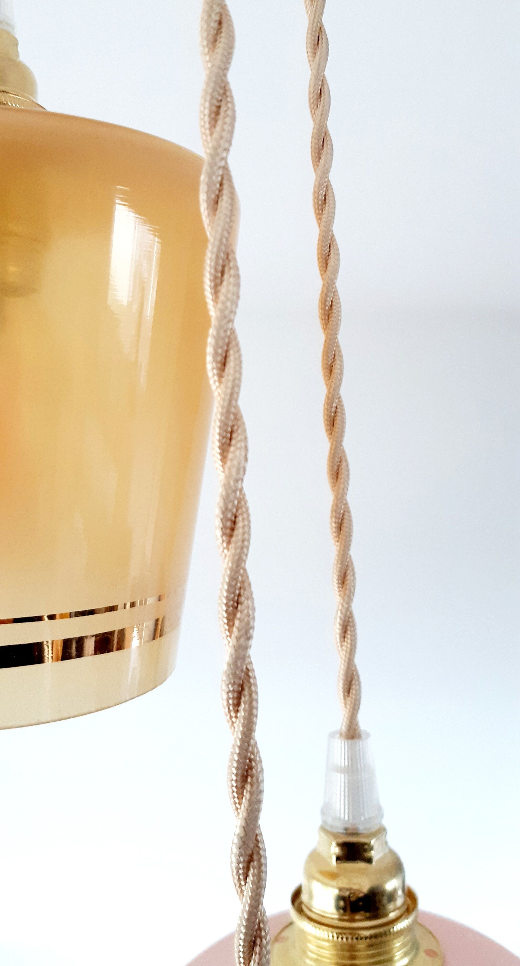 Art deco hanging lamp