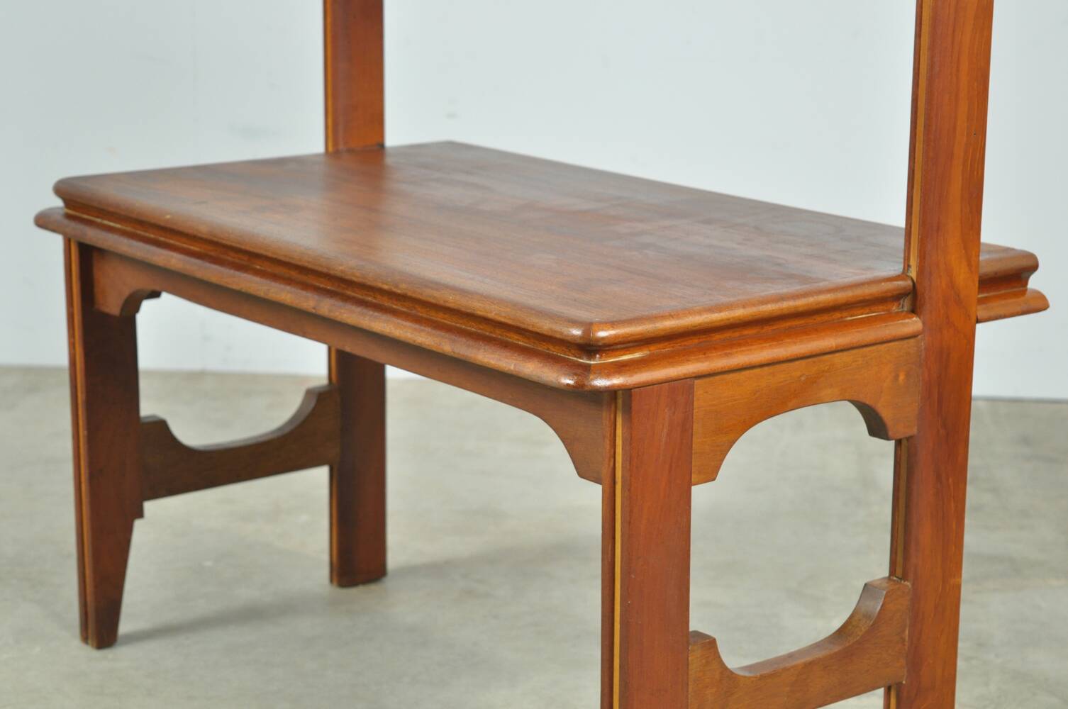 Vintage mid-century wooden wall cabinet from the netherlands, 1960s