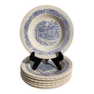 Assiettes anciennes anglaises