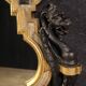 19th century lacquered and gilded Italian mirror