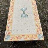 Coffee table legs iron mosaic top